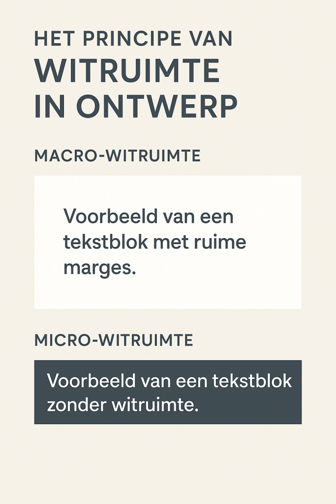 witruimte in design